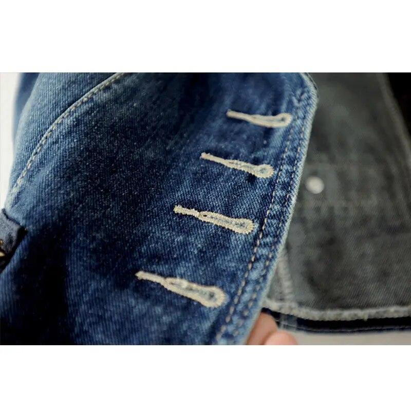 Casual Female Tops Women Denim Vest Jacket Spring Autumn Clothes Sleeveless Short Jeans Waistcoats Single-Breasted