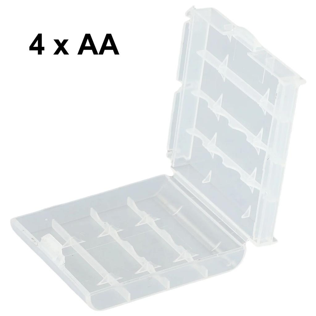 10 Stück Batterie-Aufbewahrungsbox Kunststoffgehäuse Batterie-Aufbewahrungsbox Halter 67×60×18mm Für AA AAA Batterien Organizer Zubehör