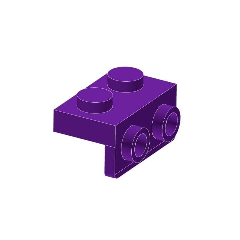 50 pièces 99781 Support 1 x 2 - 1 x 2 Briques Collections Vrac Modulaire GBC Jouets Pour Technique MOC Ensemble Blocs de Construction Compatible