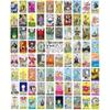 Adventure Time Tarot Cards, Pocket Edition Tarot Cards For Beginners Divination Tools Fortune Telling Game Board Game Cards