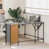 Desk Gray Sonoma 141x141x75 cm Particleboard