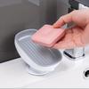 1/2Pcs Bathroom Soap Dishes Holder Self Draining Soap Box with Super Suction Portable Soap Container for Bathroom Accessories