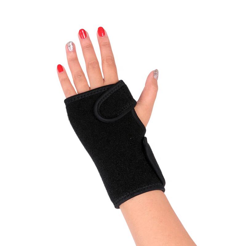 Adjustable Compression Wrist Brace with Removable Palm Splint