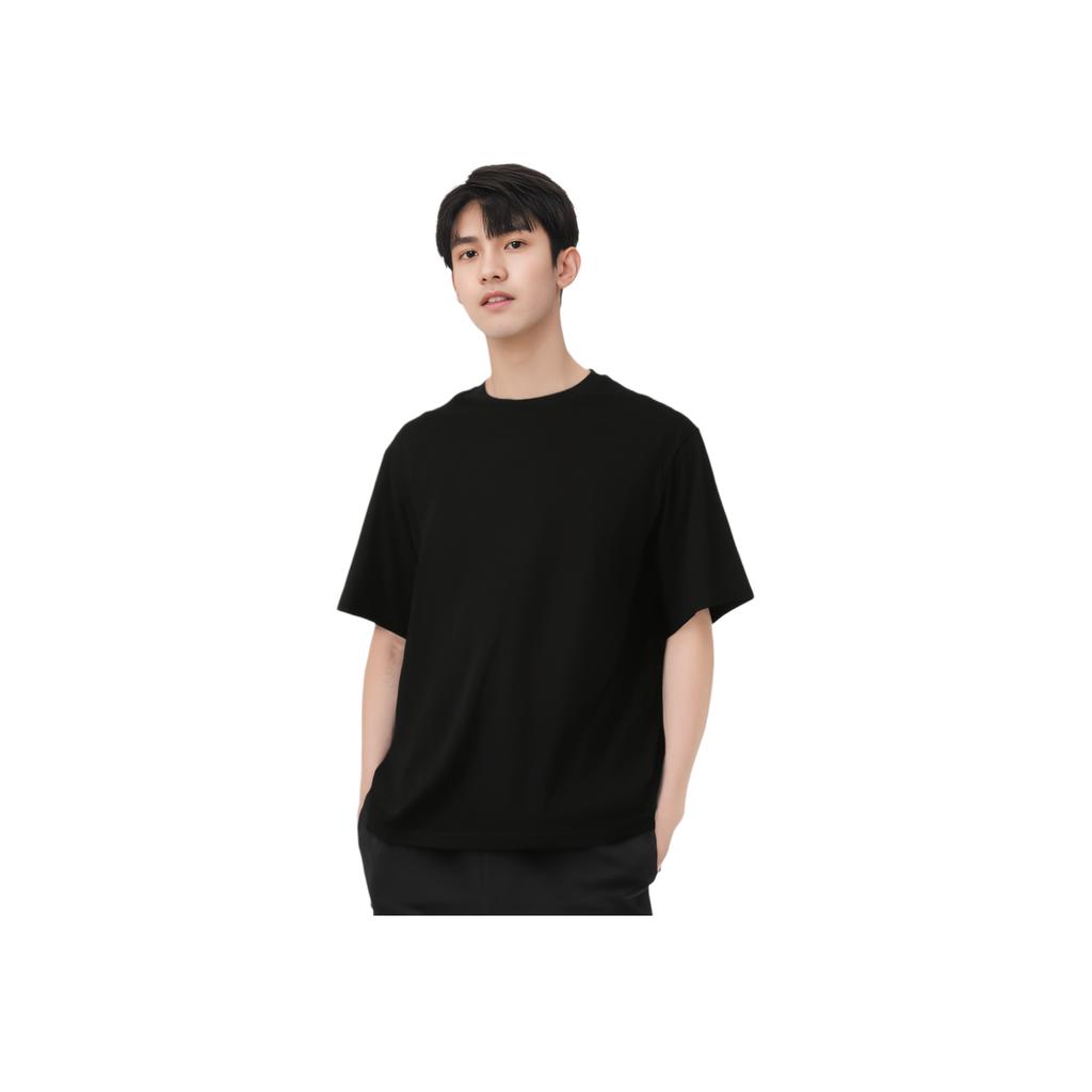 Y-3 Letter Print Crew Neck Short Sleeve T-Shirt Unisex T-Shirts Black DY7217