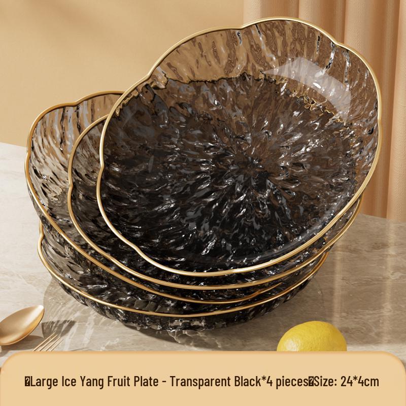 Modern Luxury Fruit and Snack Display Plate for Living Room