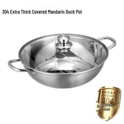 Penguin Group Stainless Steel Mandarin Duck Hot Pot