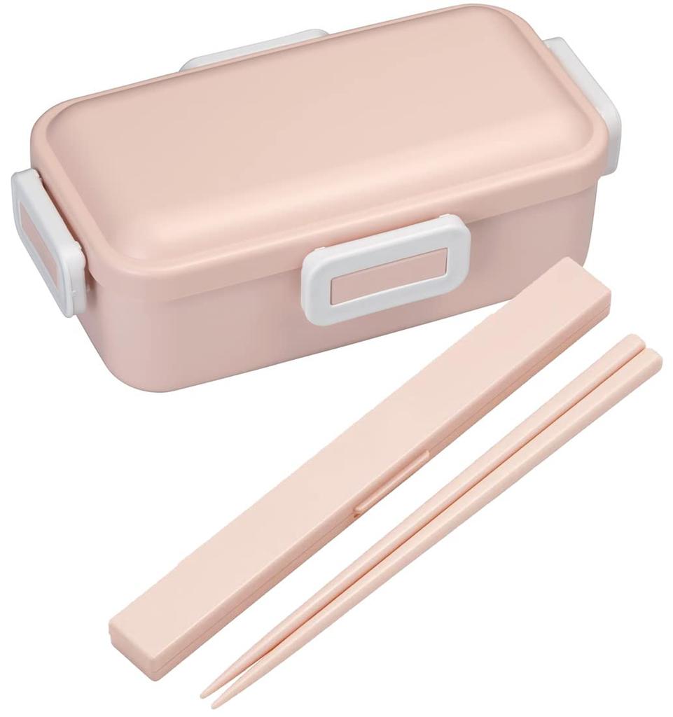 Skater Antibacterial Bento Box with Soft Dome Dull Made In Lid, 530ml, Pink, Japan, PFLB6AG-A