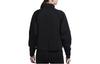 Nike Sweatshirts Women's Black Stand Collar Moderate Regular FB5231-010
