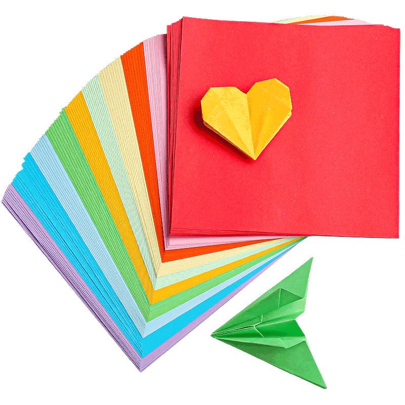 Handmade Origami Colored Paper for Kids - DIY Craft & Cutting Material