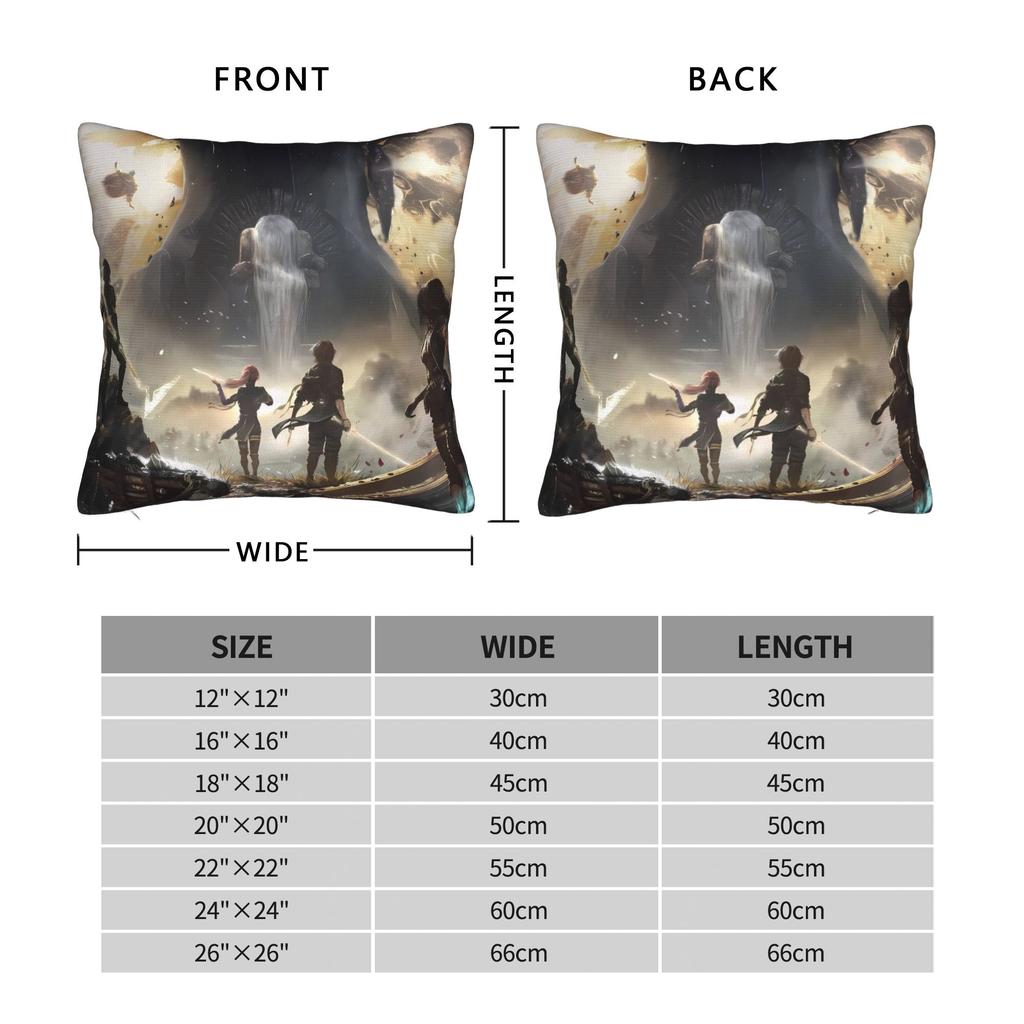 Clair Obscur Expedition 33 Art Pillow Case Novelty Pillow Cover Comfy Pillowcases For Sofa Home Decor