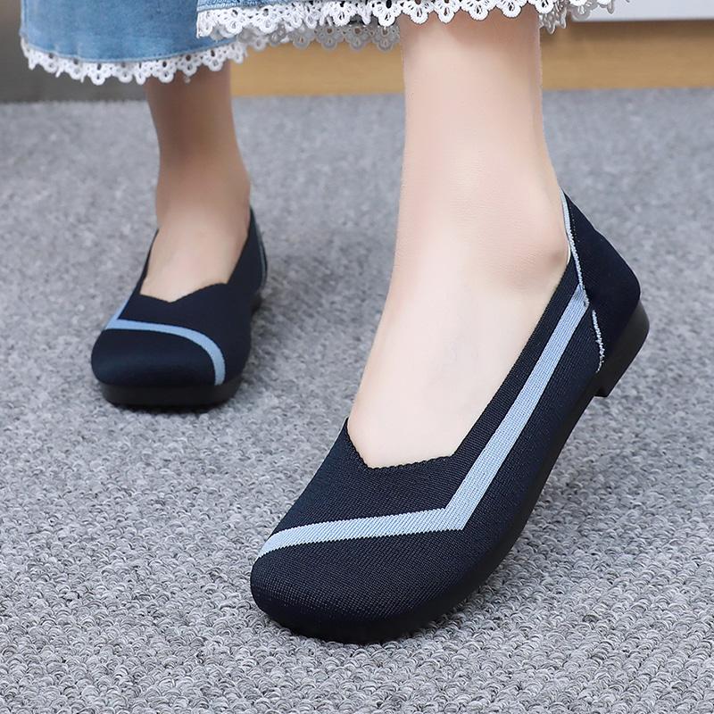 New Women'S Casual Single Shoes Lightweight Comfortable Breathable Anti-Slip Sole Free Shipping For Outdoor Casual