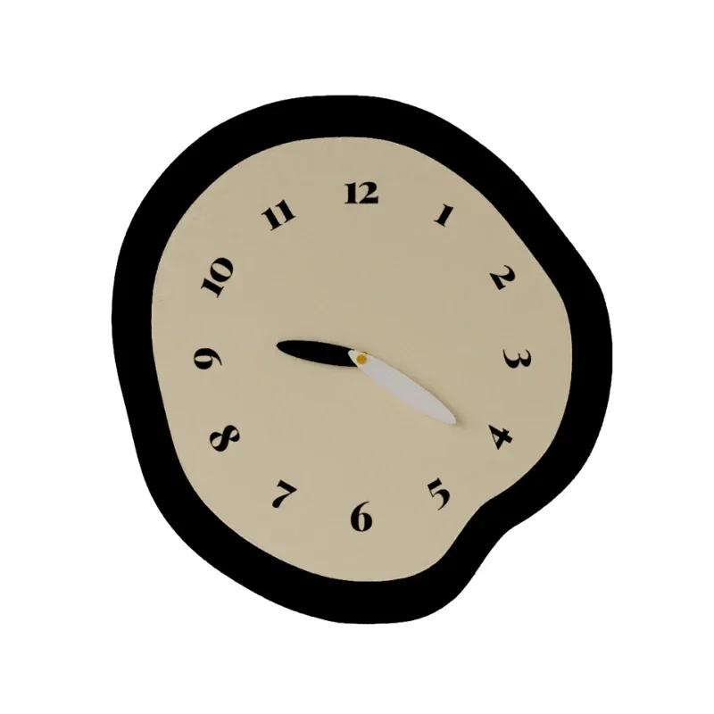Nordic Wall Clock Restaurant Luxury Pendulum Clock Super Silent Clock In Living Room Bedroom Modern Home Decor Unique Watch Ornaments Funny Gifts
