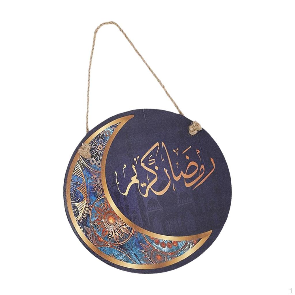 Ramadan Wall Decor Hanging Decoration Ornament Holiday Supplies Plaque,Wall Art Pendant