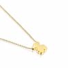 Gold-Plated Sterling Silver Teddy Bear Necklace - Luxury Clavicle Chain Design