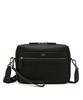 Daks Men'S Accessories Black Logo-Detailed Cowhide Crossbody Bag_Dbba6E267Bk