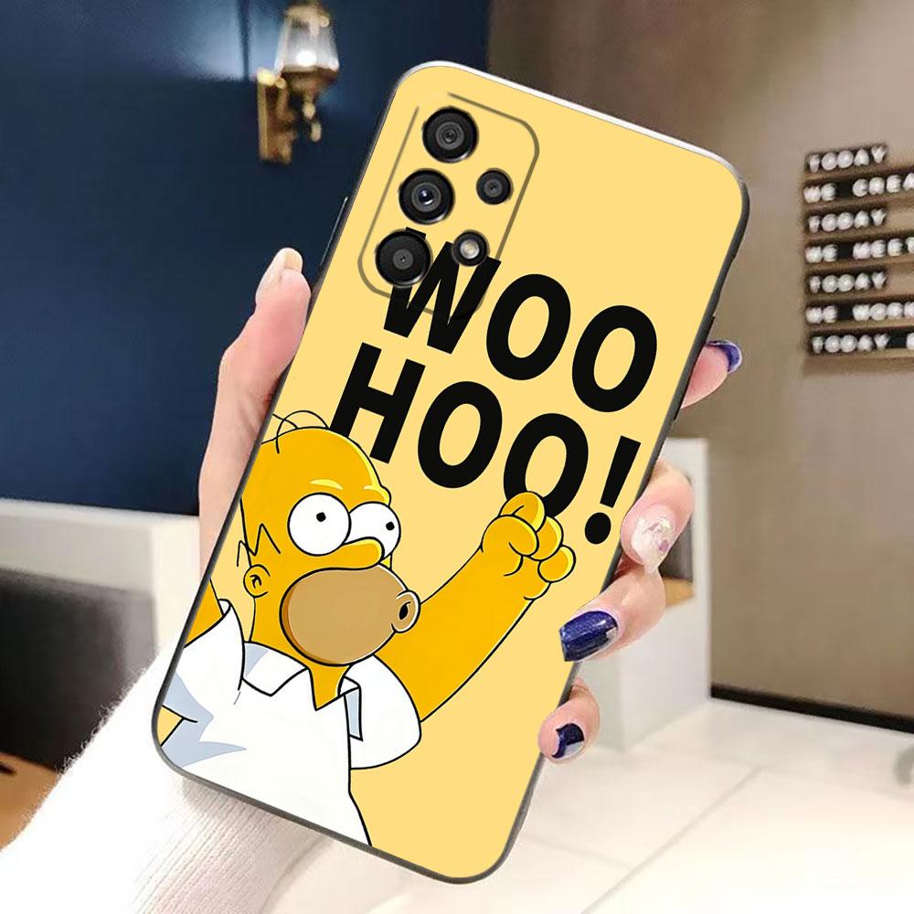 Cute Baby The S-Simpsons Phone Case For Samsung Galaxy A72 A71 A55 A54 A53 A52 A42 A35 A34 A33 A32 A23 A22 A21S A20S Case Funda