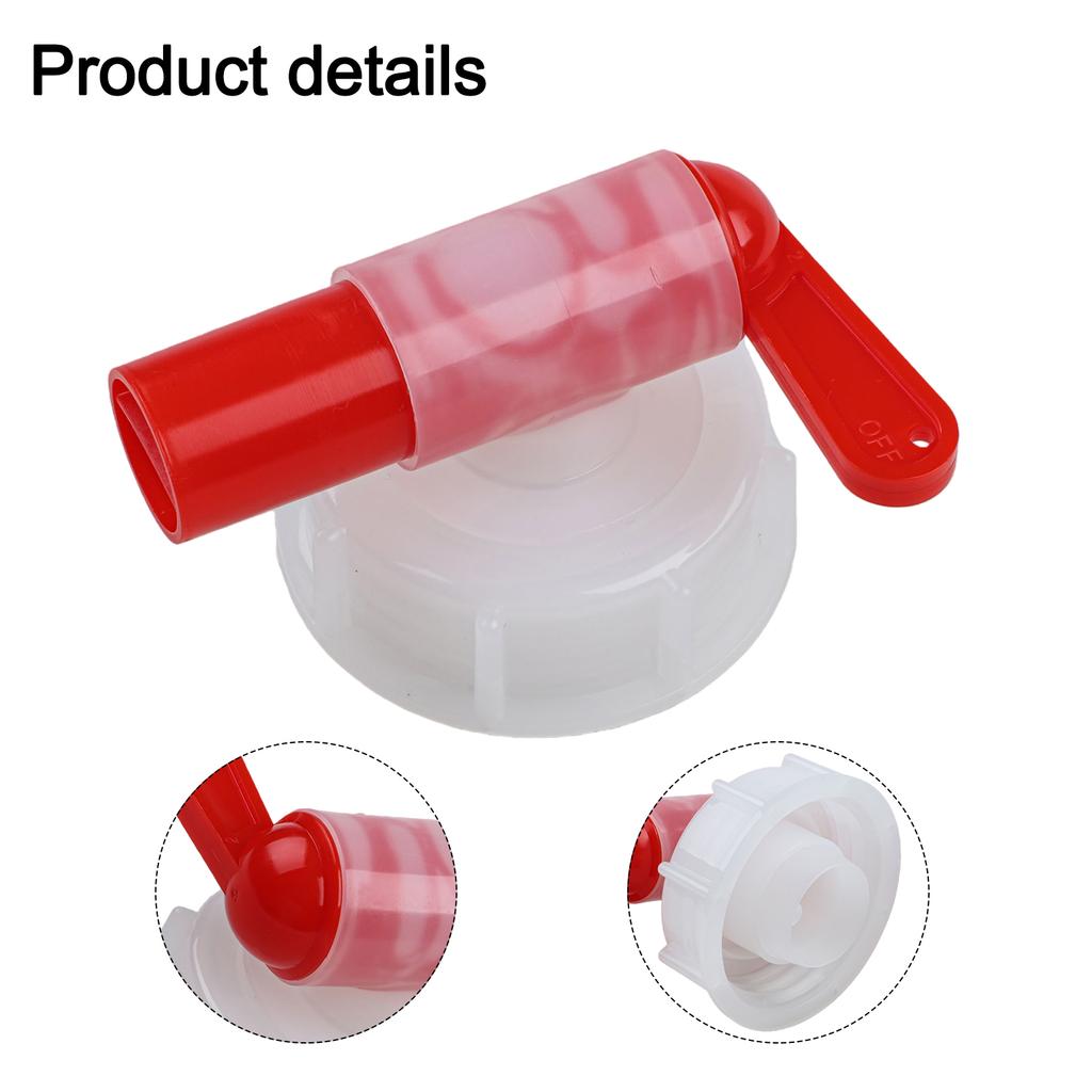 Water Dispensing 51 Faucet 51mm Horticultural Plant Nutrient Solution Red White Plastic Faucet Replacement Valve