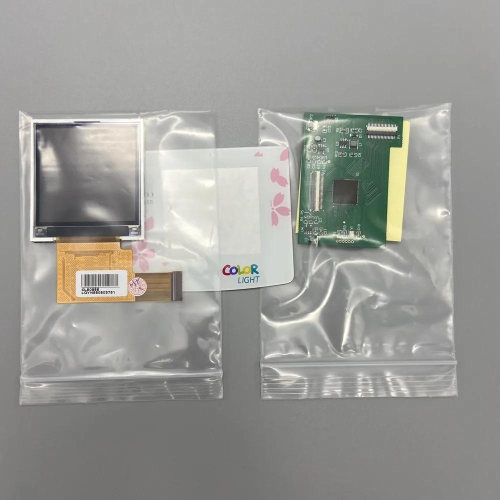 2.2 inches GBC LCD High brightness LCD screen for Gameboy COLOR GBC, plug and play without welding and shell cutting