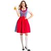 New German Munich red beer festival costume Bavarian national carnival party costume dress