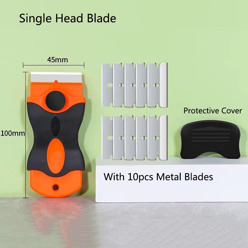 

Plastic/Metal Aquarium Algae Remover Scraper for Car Window Vinyl Film Sticker Cleaning Glass Ceramic Dust Dirty Remover Tool