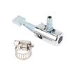2 Stück 1/4" Verriegelndes Luftventil Reifenfüller mit Schlauchanschluss Auto Reifenluftventil Füller Pumpe Ventil Auto Aufblasbare Anschlüsse