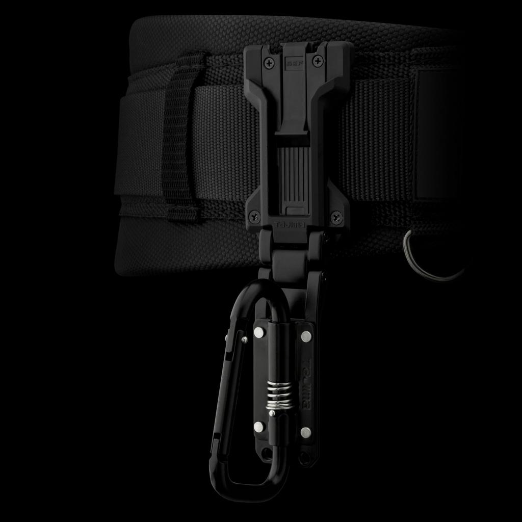 Tajima Safe System Custom Safe Holder Steel Tool Holder with Slim Carabiner Folding Model This tool holder allows you to freely rearrange the upper