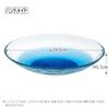 Toyo Sasaki Glass FUTAE Double Coupe Ball Made In Large Round Glass 46167WSHB 245, Japan, Platter, Plate, Dish, Tableware,