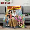 Bob's Burgers 2D Flat Pattern Flannel Blanket High Quality All Seasons Warmth and Comfort Perfect for Christmas Gifts.PMT0914116