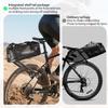 NEWBOLER Aeropack Lega di Alluminio Portapacchi per Bicicletta Serratura a Combinazione Borsa da Bici Bikepacking Per Bici MTB e Gravel Portapacchi Scaffale