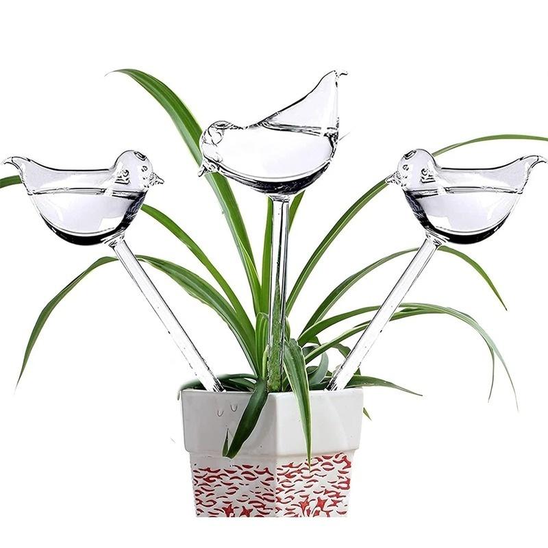 Imitation Glass Plastic Bird Automatic Water Dispenser Lazy Water Dispenser Travel Dripping Machine Lazy Water Dispenser Circula
