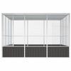 Vidaxl Woliera, Antracytowa, 302,5X324,5X211,5 Cm, Galwanizowana Stal