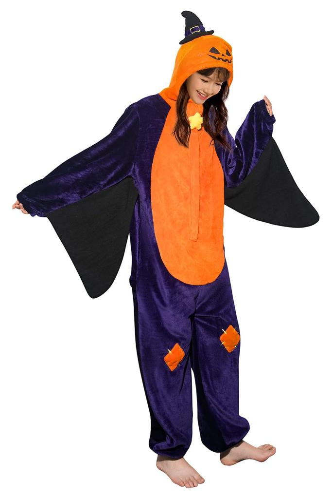 OLAOLA Halloween Kigurumi Pumpkin Pajamas for Pumpkin Cosplay Perfect for and Perfect for Cold Weather Protection Adults, Unisex, Costume, Loungewear,