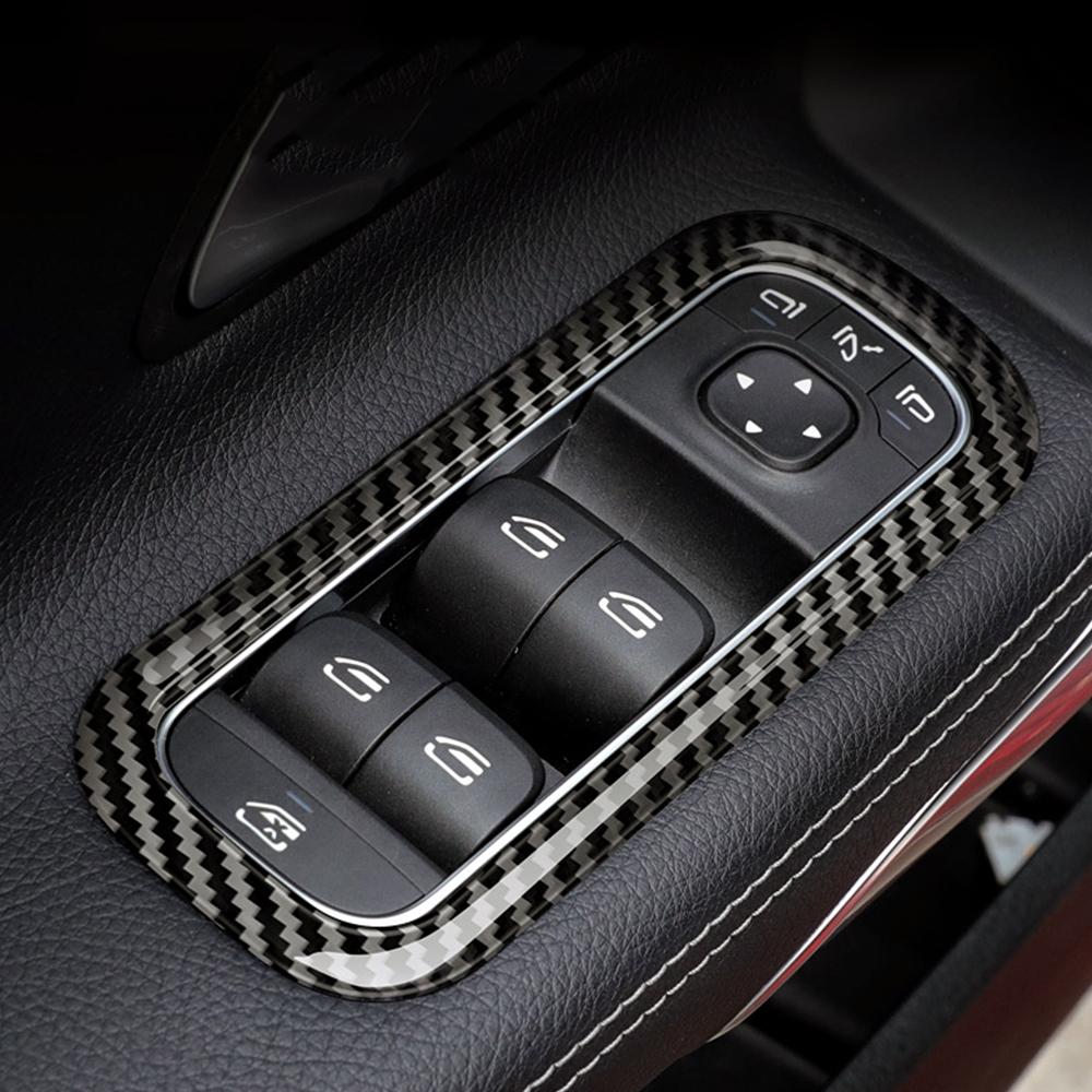 Culoarea fibră de carbon pentru Mercedes Benz CLA Clasa C118 CLA180 CLA200 CLA220 CLA260, autocolantă de decorare a piesei interioare de stil auto