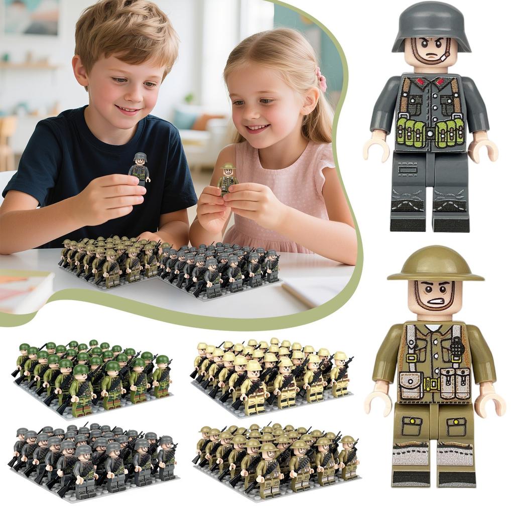 The Best Gift Set For Children'S Building Block Dolls