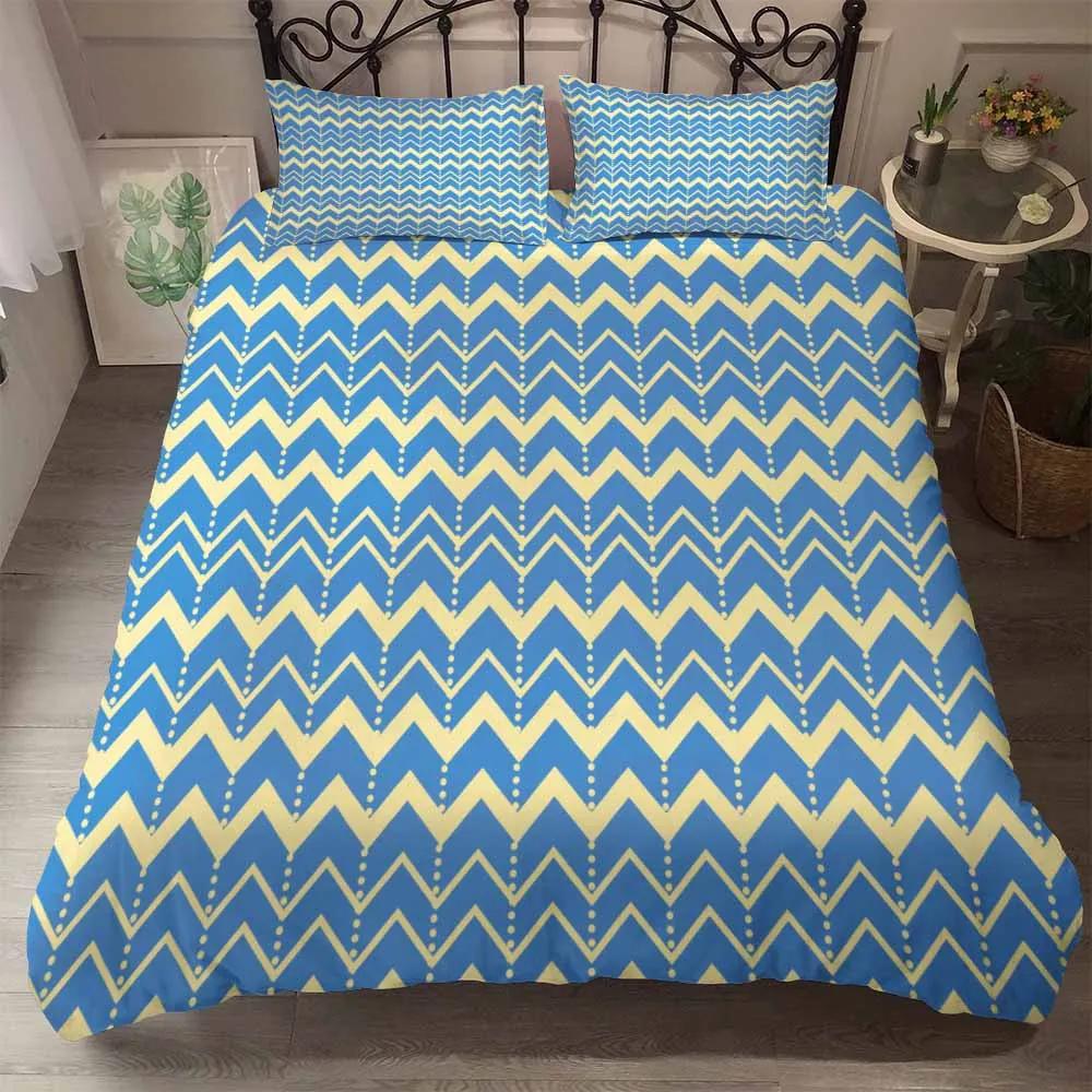 durable Quality Duvet cover set Dropship Super king comforter sets cover 5D Geometric quilt cover set featuring pilow case home textile beding HD