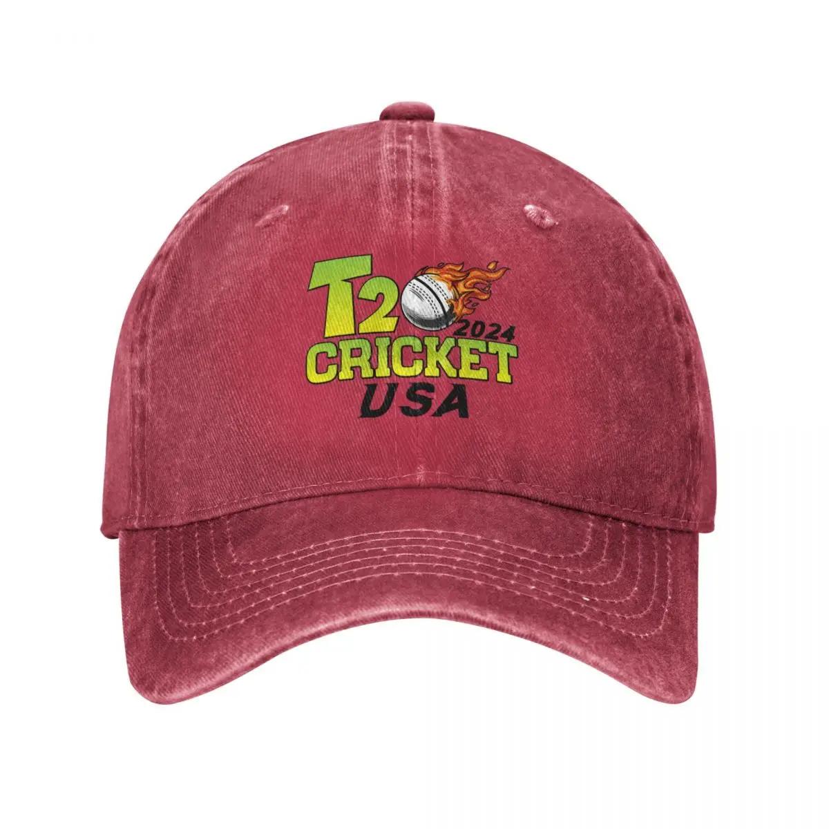 T Cricket  USA Sticker Baseball Cap black Beach Outing Golf Hat Unisex Military Cap Unisex Golf Unisex Womens