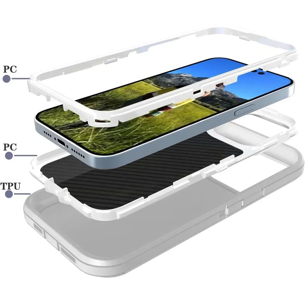 Boîte Étui Loutre Étui Defender Robuste Original pour IPhone17 Pro Max 16 15 14 13 12 11 Niveau Militaire Anti-Chute Housse de Protection