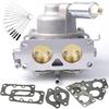 Carburetor Carb Compatible For Briggs & Stratton 791230 799230 699709 499804 V-Twin 20Hp 21Hp 23Hp 24Hp 25Hp Manual Choke With Gasket & Carbon Dirt