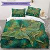 Watercolor Flora Pattern Bedding uilt Set uilt Cover Pillowcase Home Decoration Birthday Gift (1 * duvet cover + 2 * pillowcase without core)