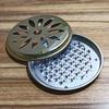 Portable Stainless Steel Fireproof Mosquito Coil Holder with Lid - Outdoor Repellent Tray