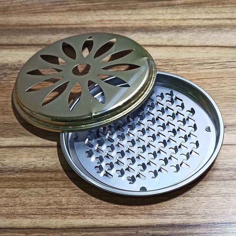 Portable Stainless Steel Fireproof Mosquito Coil Holder with Lid - Outdoor Repellent Tray