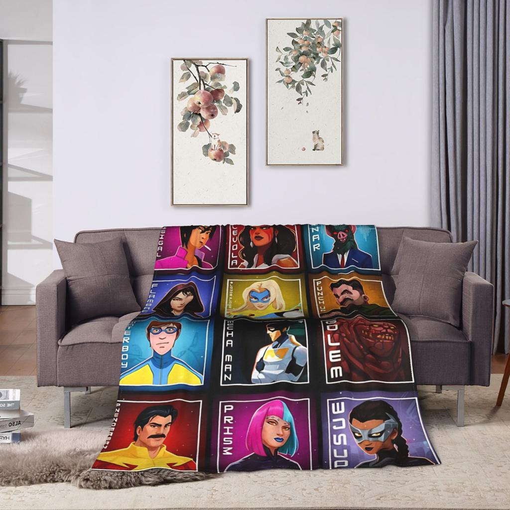 Dispatch Game Blanket Quality Warm Soft  Throw Blanket Winter Decorative Living Room Fluffy Bedspread