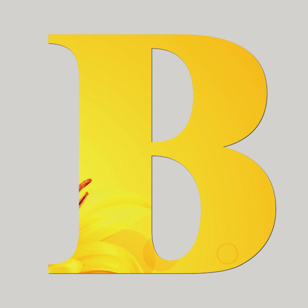 Mirror Wall Sticker 26 Letters DIY Art Mural Home Decor Acrylic Decals Gold