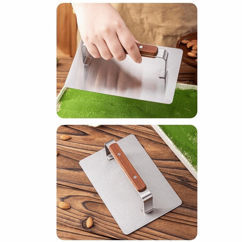 Pressa per Carne in Acciaio Inossidabile Manico Ergonomico Presa Facile Formatore di Hamburger Rettangolare Grado Alimentare Pressa per Cottura Uso in Cucina