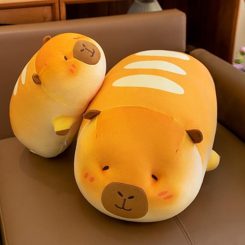 New Baker Capybara Bread Capybara Cute Kapibala Plush Toys for Girls Birthday Gift Grab Doll