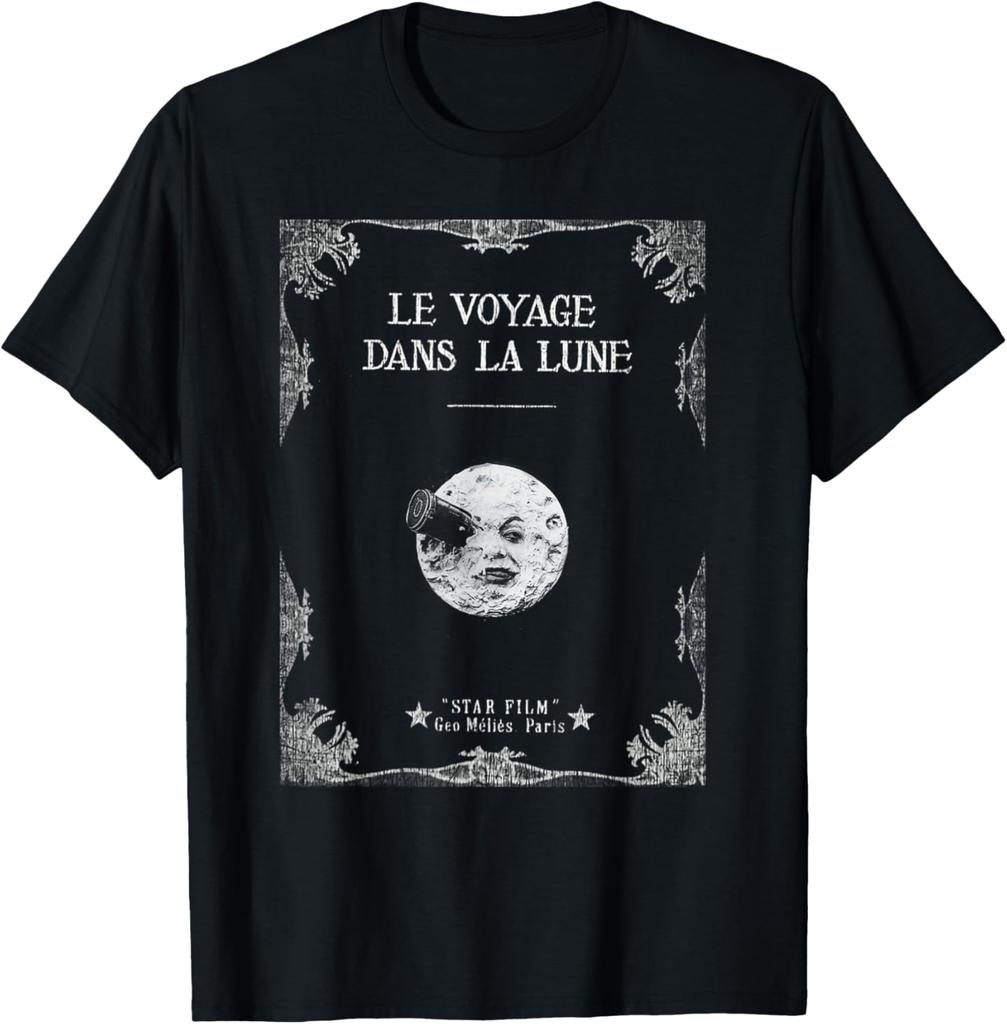 A Trip to The Moon (1902) Silent Movie Classic Film Vintage T-Shirt
