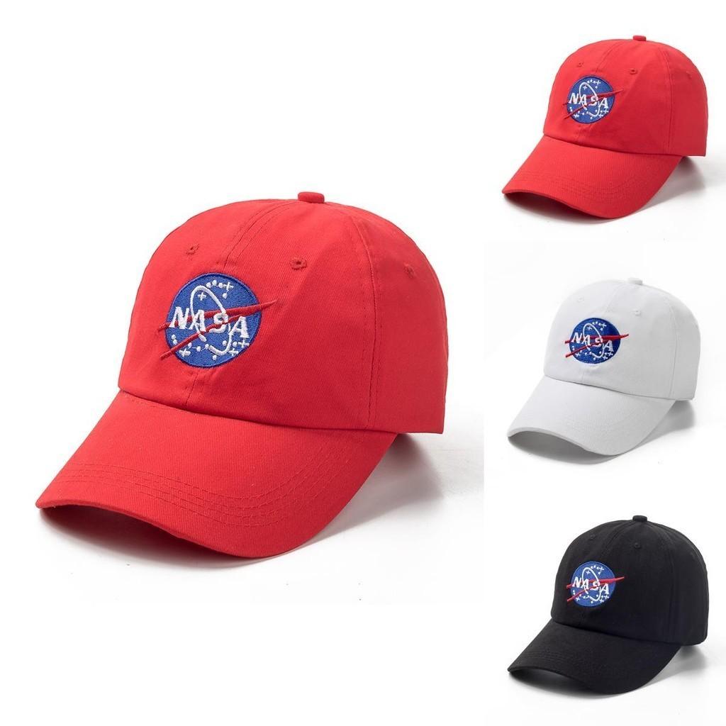 Bavlněná baseballová čepice prémiové kvality s vyšívaným písmenem NASA, nastavitelná pro jakoukoli velikost hlavy