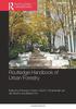 Βιβλίο Routledge Handbook of Urban Forestry