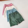 Kids' Cotton-Linen Summer Shorts: Lightweight Five-Point Toddler Hot Pants for Boys & Girls - Casual Outerwear