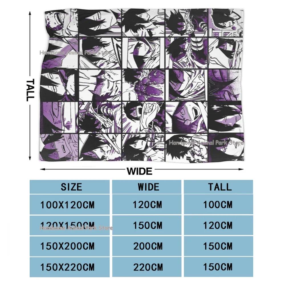 My Hero Academia Collage Anime Tamaki Amajiki Throw Blanket Cozy Warm Blanket for Home Office 3D Print Soft Micro Fleece Flannel